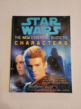 Star Wars The New Essential Guide to Characters - Blue & Yellow Cover
